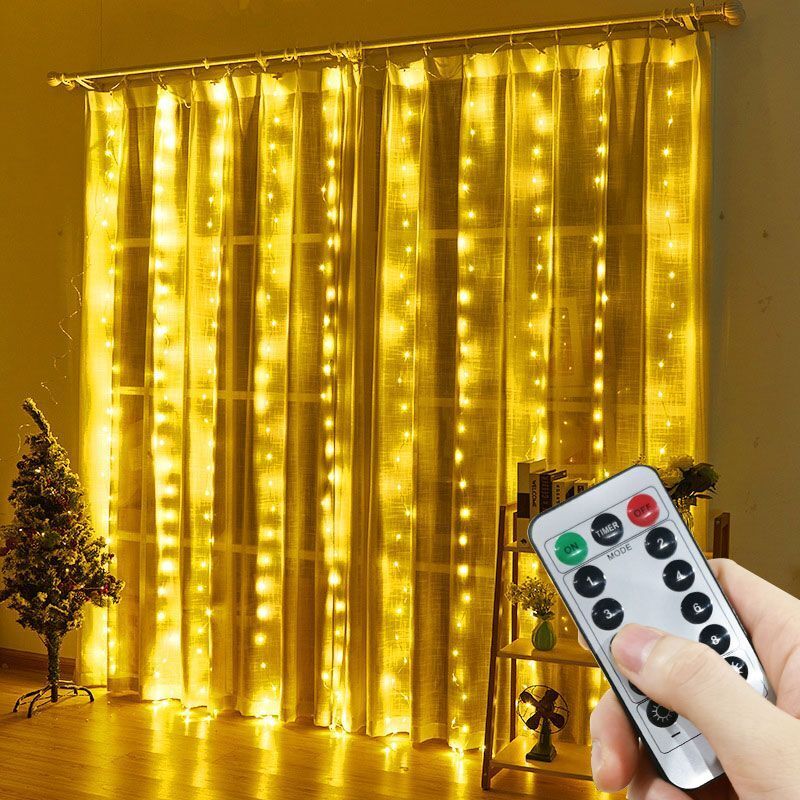 Fairy Lights Bedroom - 屋内用、誕生日デコレーションに最適。USB電源で動作するLEDライト。8種類の点滅モード。クリスマス、ハロウィーン、フェアリーライト、寝室、結婚式、パーティーなどに。