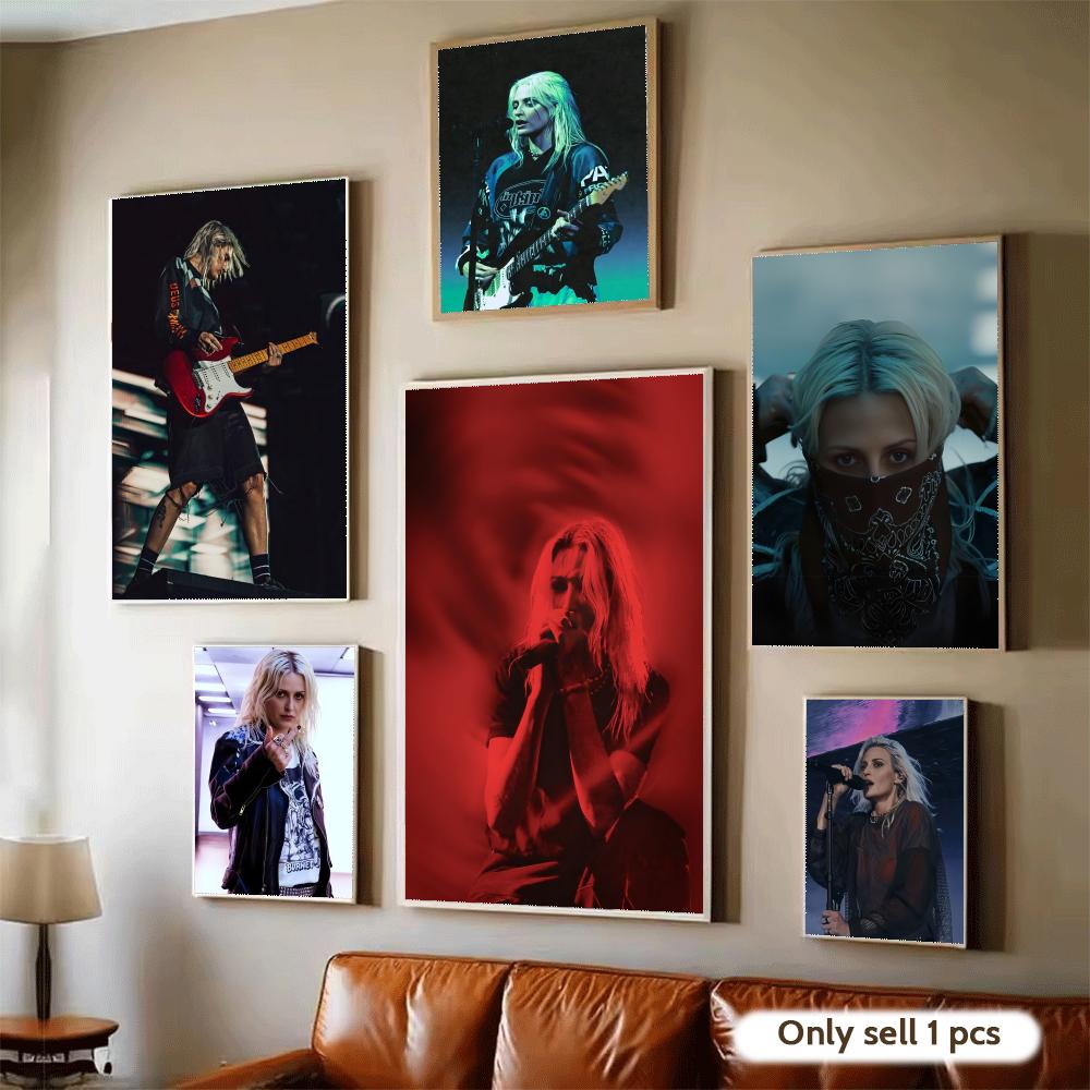 Home Decor Living Room Ideas - ギタリスト E-エミリー アームストロング ポスター モダンな自己粘着アート ウォールデカール