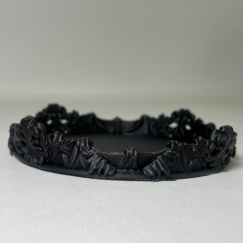 Vanity Home Decor - バロックゴシック彫刻ジュエリートレイ、豪華なヴィンテージ装飾オーガナイザー、家庭用デスクトップ、化粧台、ドレッサー、部屋の装飾に