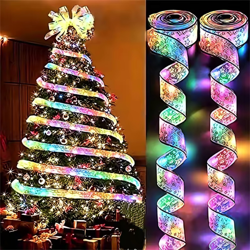 Fairy Lights Bedroom - 電池式LEDリボンフェアリーライトストリング 2/5/10M クリスマスツリーガーランドランプ 結婚式 パーティー ホーム