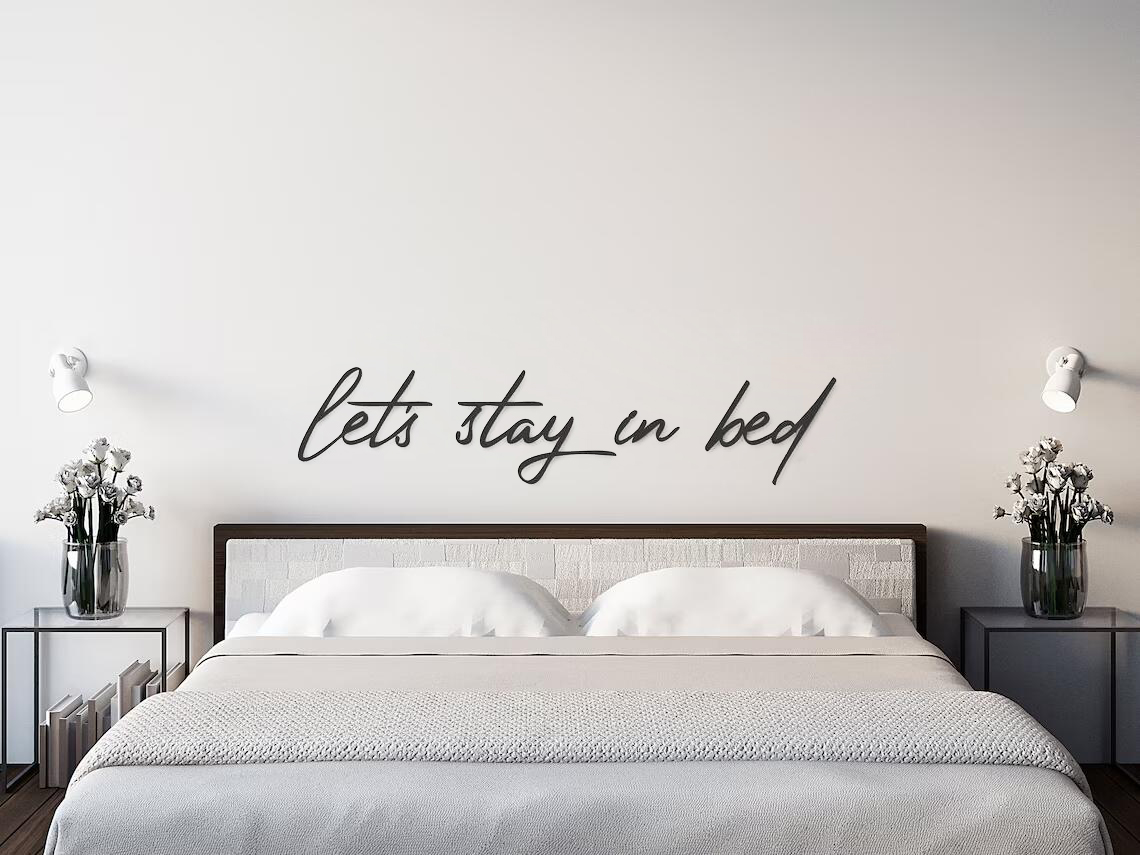 Home Decor Quotes Ideas - ベッドルームの壁のステッカー,家の装飾,ヘッドボード,アート,ビニールステッカー,新築祝いの贈り物,取り外し可能なt111