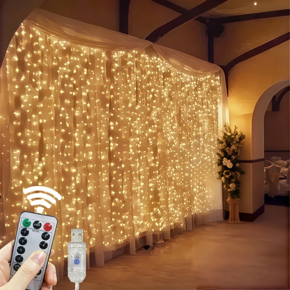 Fairy Lights Bedroom - 3/6 メートル LED カーテンストリングライト USB フェストゥーンリモコンガーランドフェアリーライト結婚式クリスマス装飾家庭用寝室用