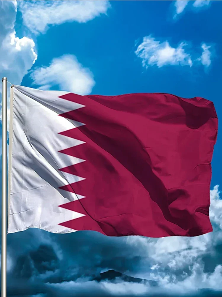 Home Decor Qatar - 60x90cm 90X150cm カタール国旗ポリエステル吊り下げカタール国旗屋内屋外家の装飾