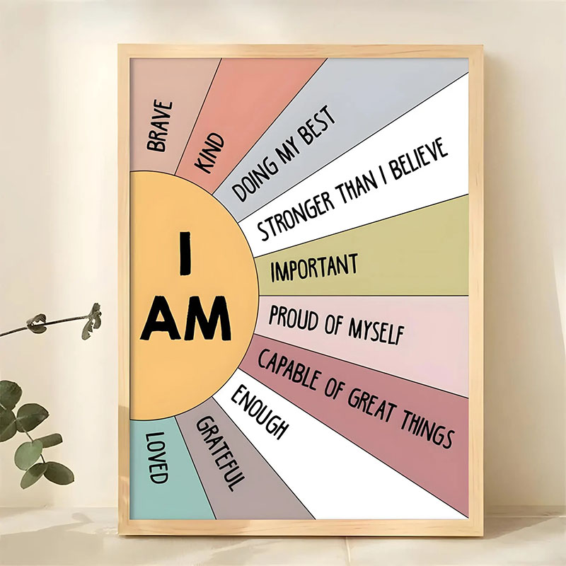 1pc 心に強く訴える引用ポスター壁アートやる気を起こさせる - Home Decor Quotes Ideas のレビューと価格
