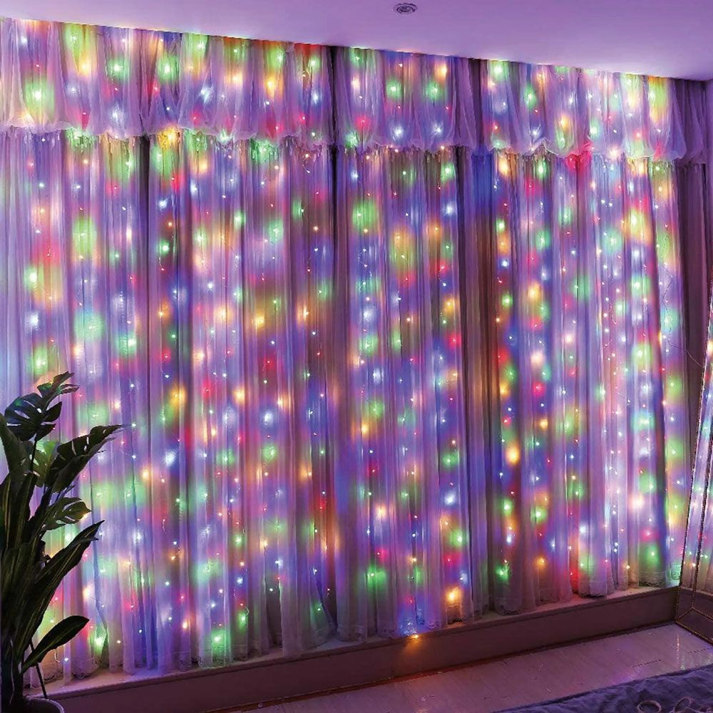 3/6m カーテンLEDストリングライト バッテリー式ガーラ - Fairy Lights Bedroom のレビューと価格