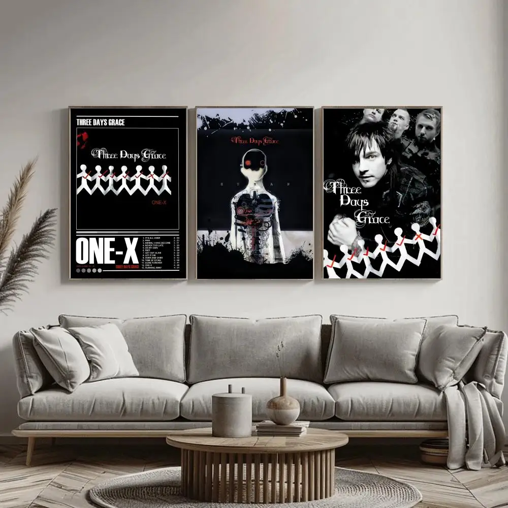 ロックバンド T-three days G-grace ポス - Home Decor Living Room Ideas のレビューと価格