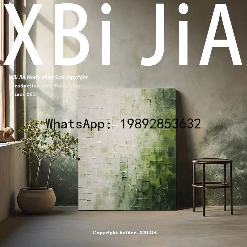 GH手描き油絵、シンプルな抽象テクスチャ壁掛けアート、侘び寂 - Abstract Oil Painting のレビューと価格