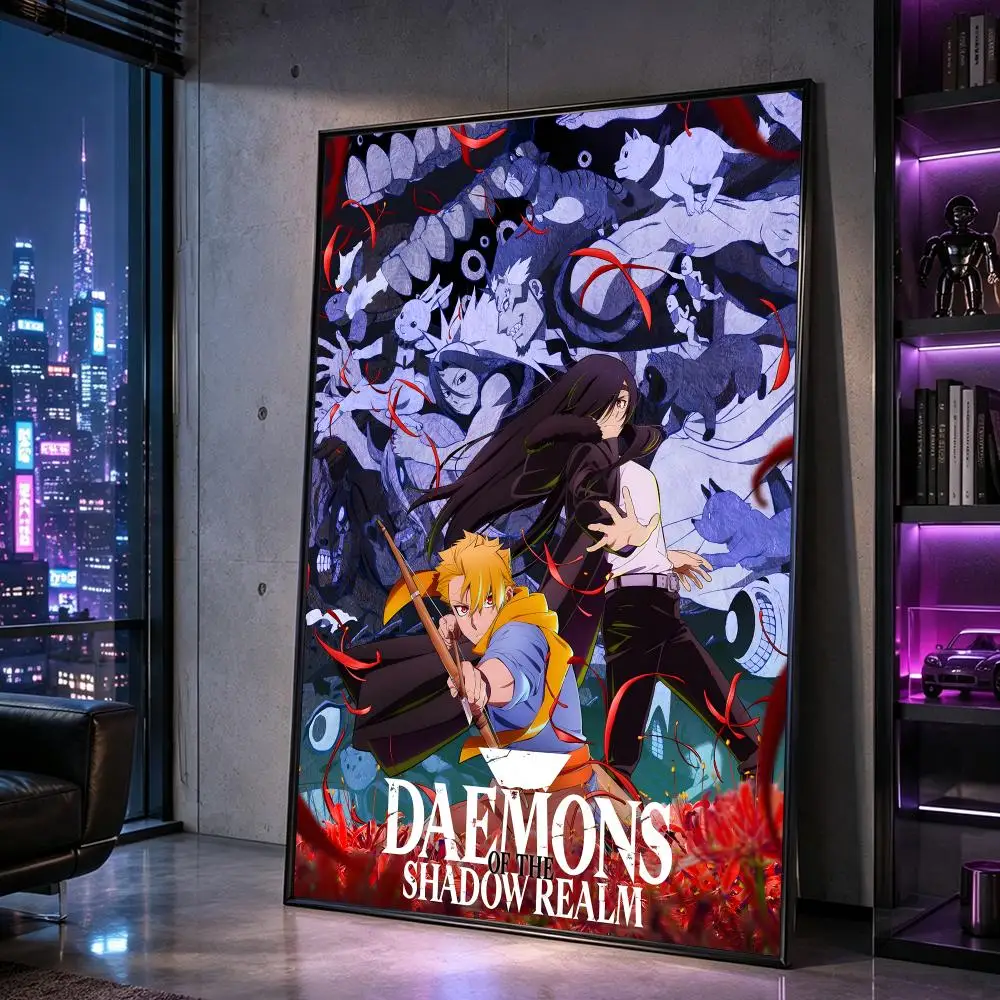 マンガ『影の領域のデーモンズ』ポスター HD印刷 サイバーパ - Home Decor Living Room Ideas のレビューと価格