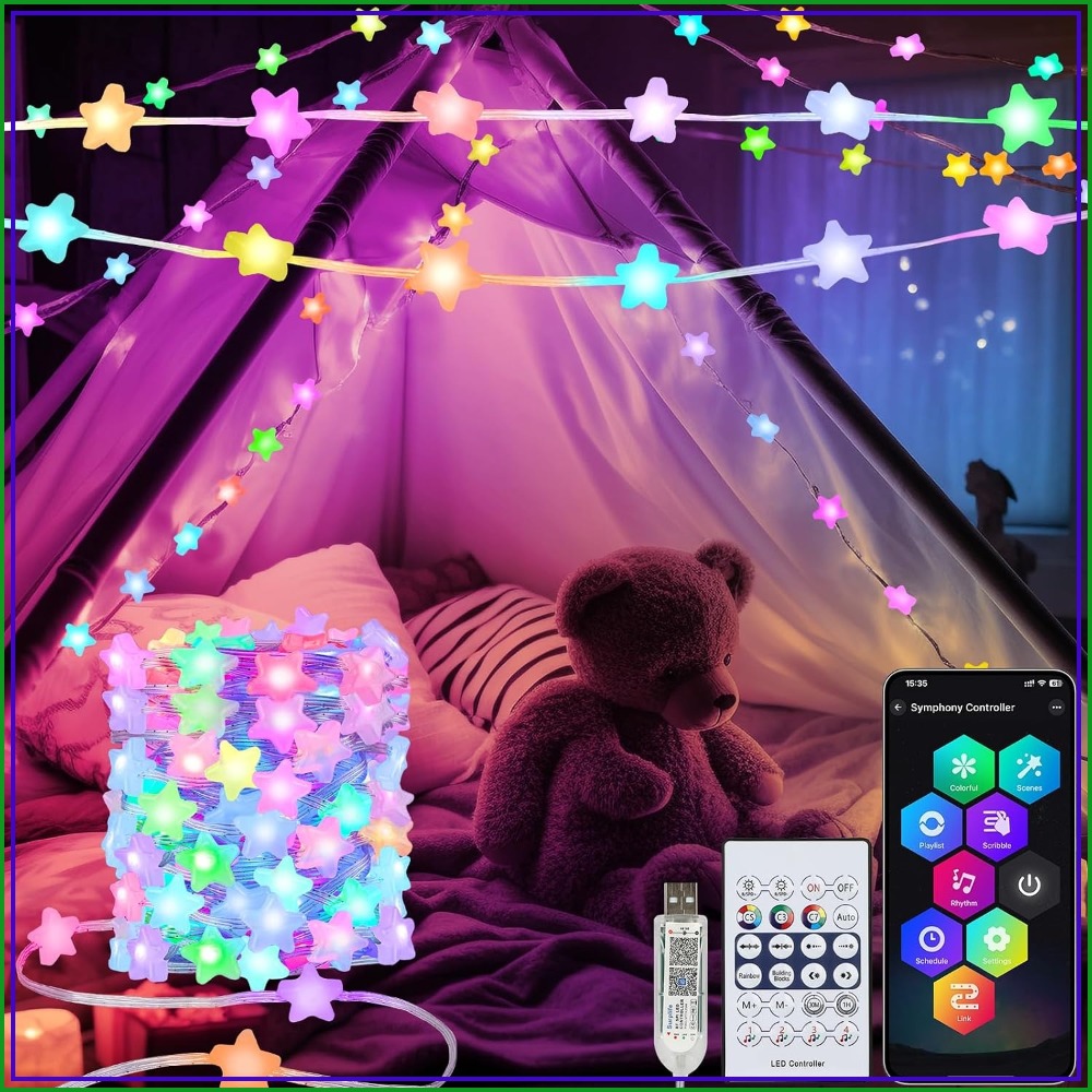 スマートスターフェアリーライト 33フィート 66LED、ア - Fairy Lights Bedroom のレビューと価格