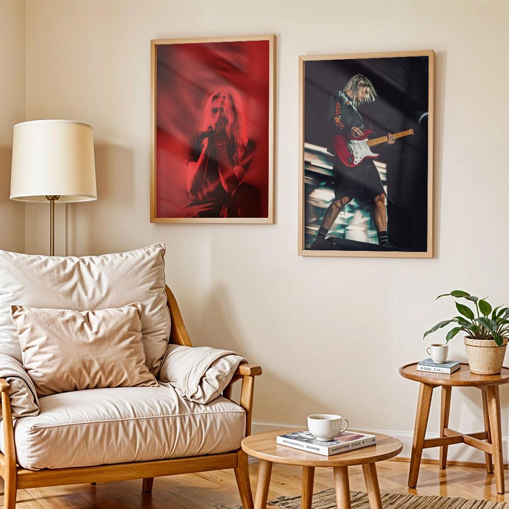 ギタリスト E-エミリー アームストロング ポスター モダン - Home Decor Living Room Ideas のレビューと価格