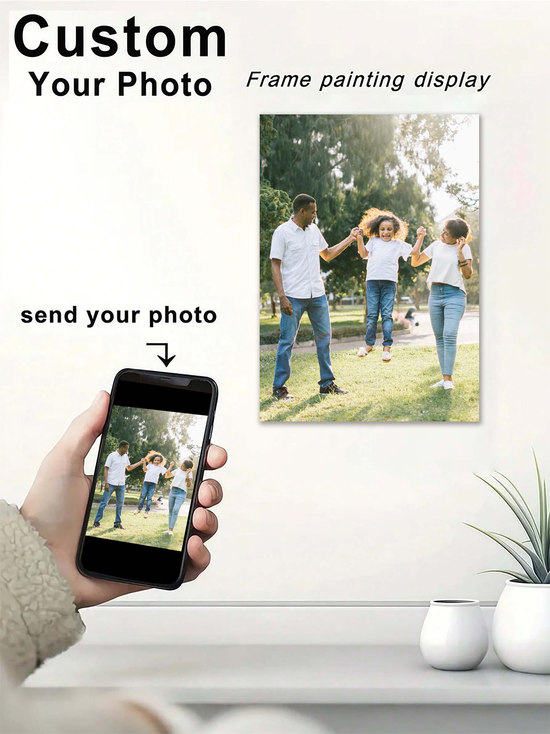 カスタムプリントキャンバス絵画あなたの写真によるキャンバスポ - Home Decor Canvas のレビューと価格