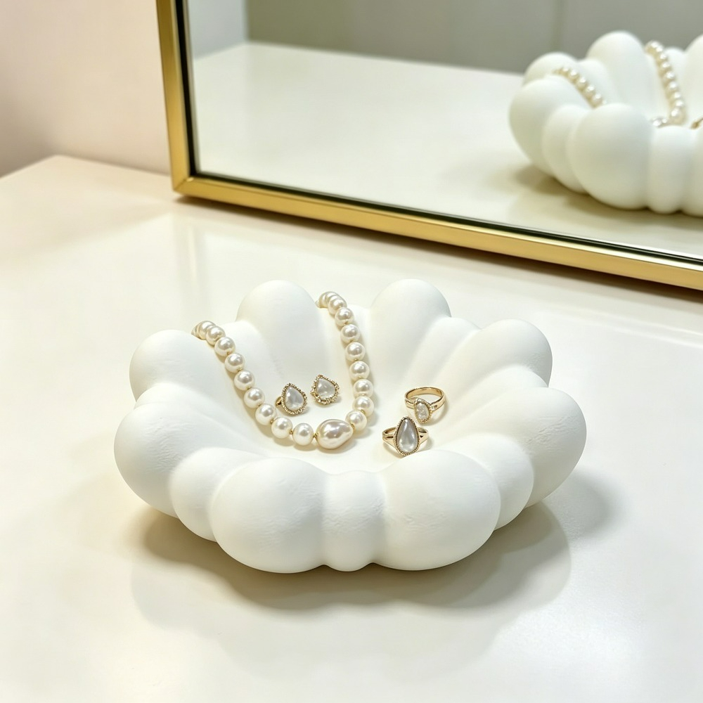 花の形をしたジュエリートレイ、3Dプリントされた花びら型の収 - Vanity Home Decor のレビューと価格