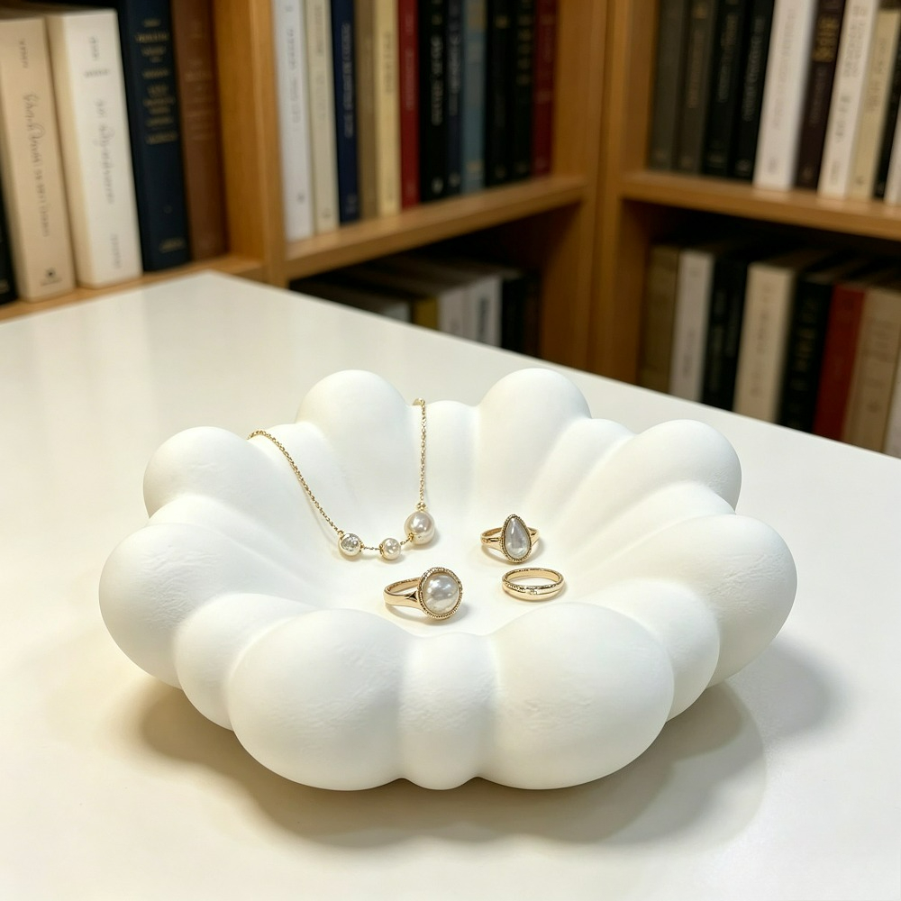 花の形をしたジュエリートレイ、3Dプリントされた花びら型の収 - Vanity Home Decor のレビューと価格