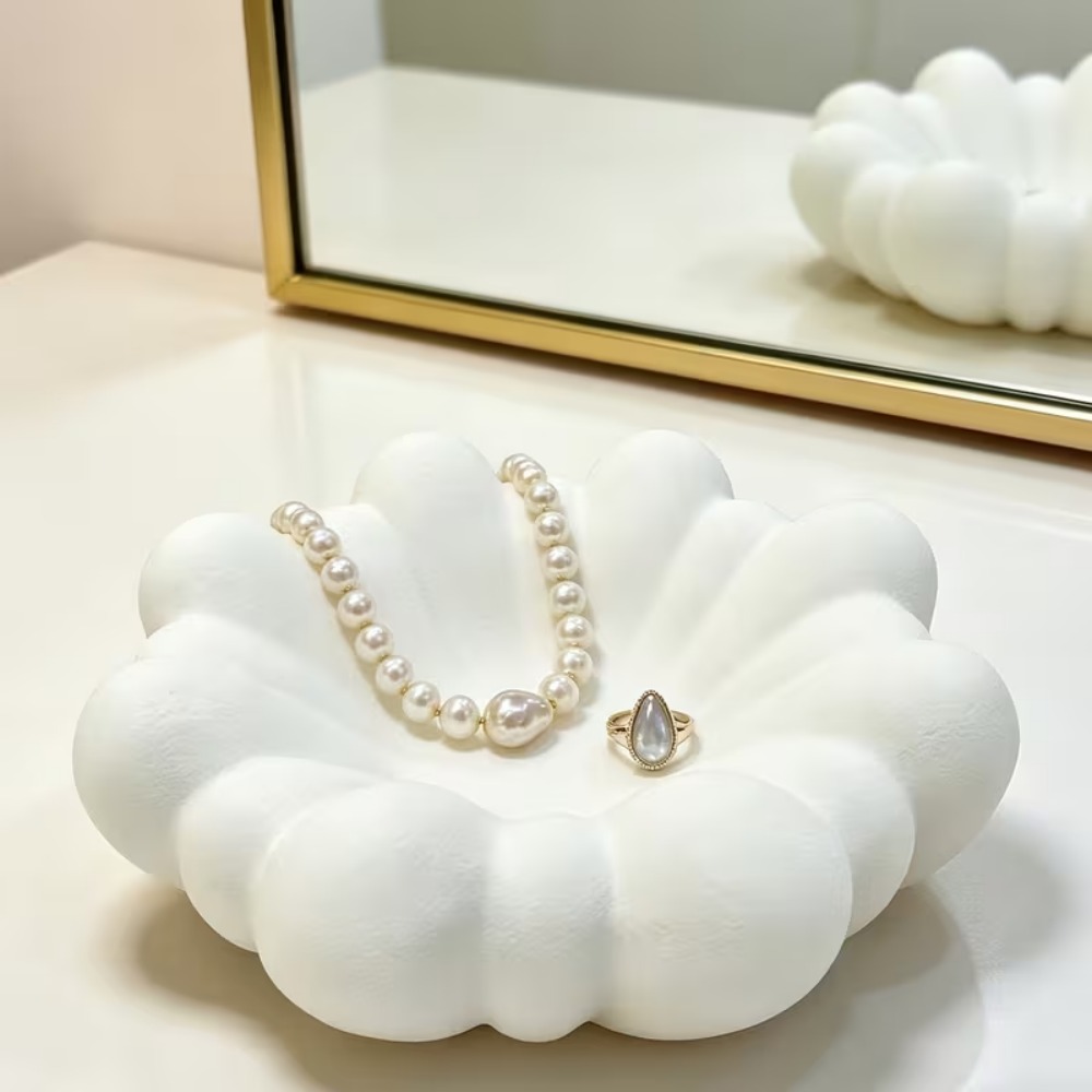 花の形をしたジュエリートレイ、3Dプリントされた花びら型の収 - Vanity Home Decor のレビューと価格
