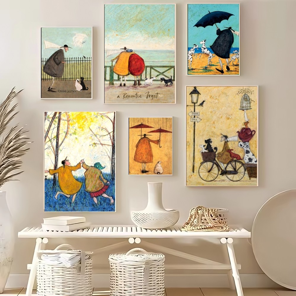 1PC S-Sam T-Toft アートポスター多目的壁アー - Home Decor Living Room Ideas のレビューと価格