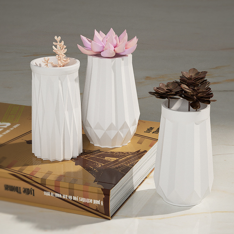 花瓶を飾るための丸い石膏型のシリコーン型,樹脂製,クリスタル - Home Decor Store のレビューと価格