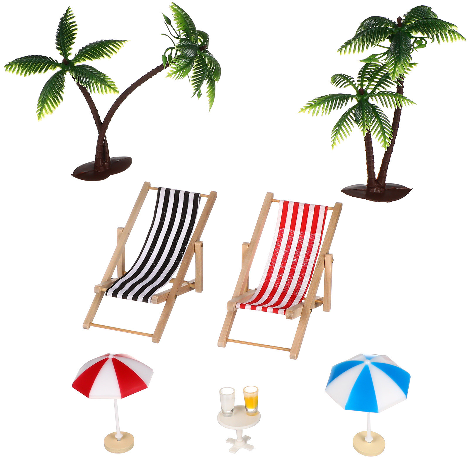 ビーチマイクロランドスケープミニチュアレジンセット ミニヤシ - Home Decor Tree のレビューと価格