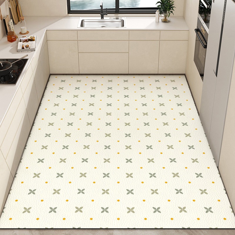 ホーム PVC レザー キッチン ラグ 防水 油汚れ防止 フ - Home Decor Online Free のレビューと価格