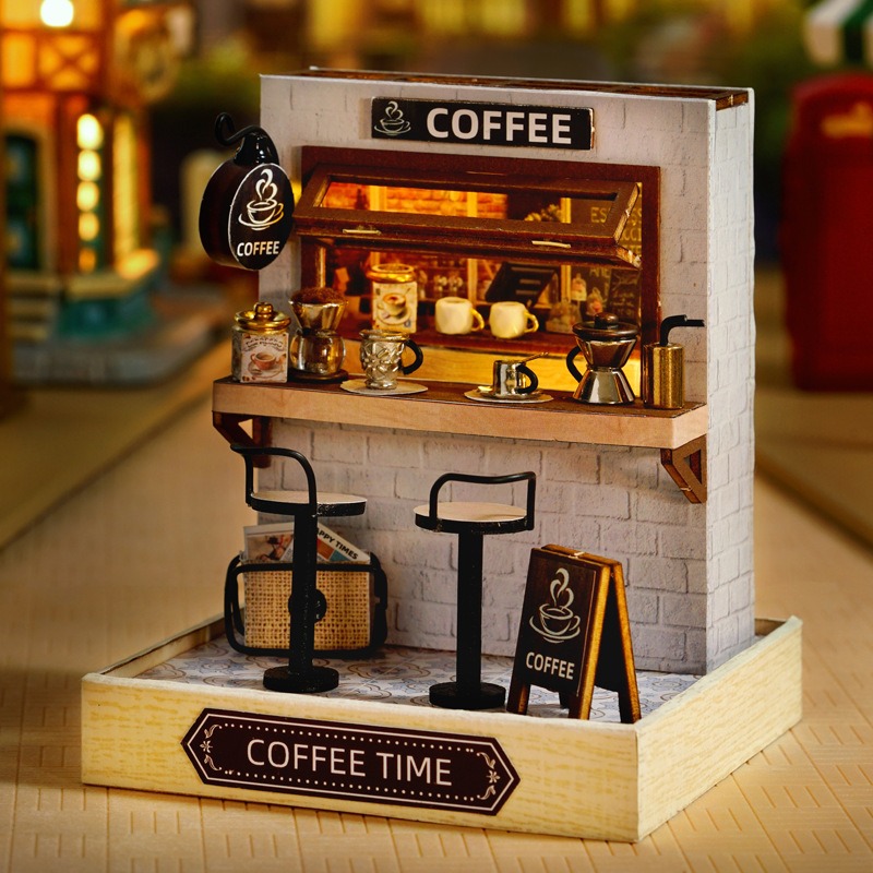 ミニドールハウスキット サクラストリートカフェ ヌードルショ - Home Decor Store のレビューと価格