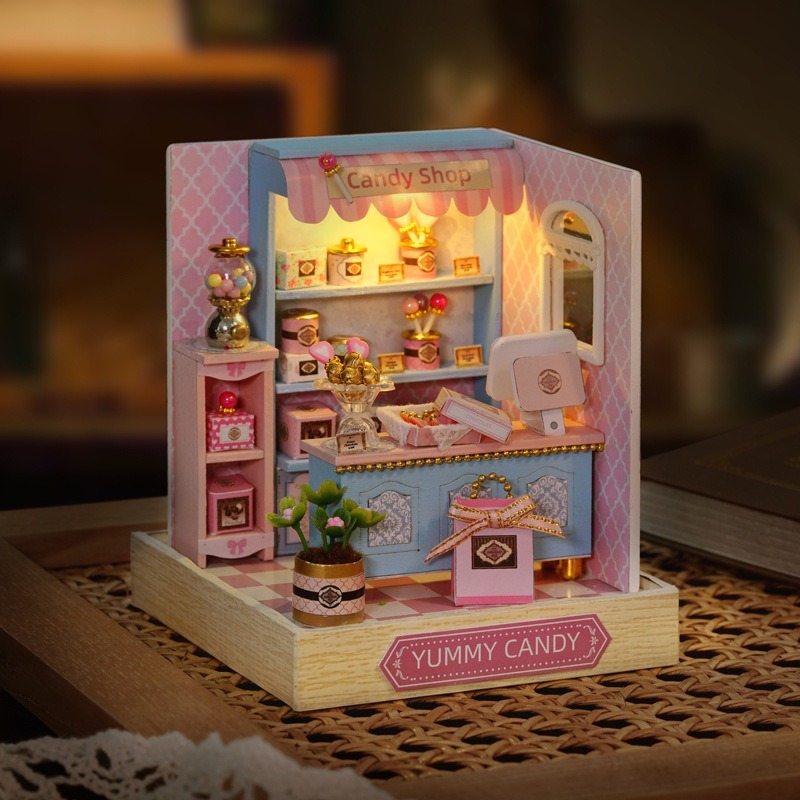 ミニドールハウスキット サクラストリートカフェ ヌードルショ - Home Decor Store のレビューと価格