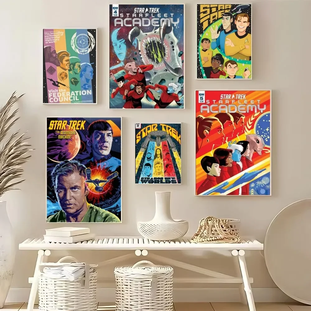 クラシック映画 S-スタートレックポスター 多目的壁アート  - Home Decor Living Room Ideas のレビューと価格