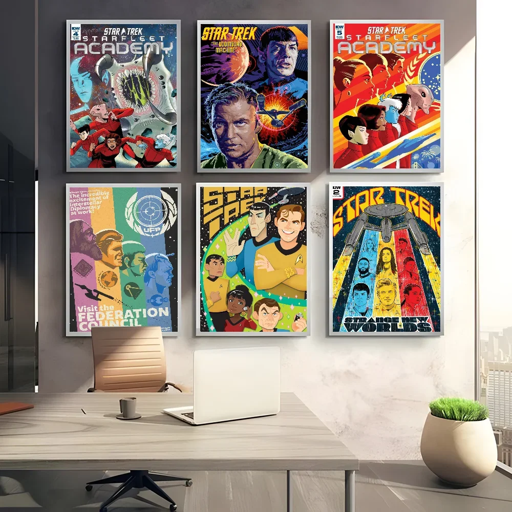 クラシック映画 S-スタートレックポスター 多目的壁アート  - Home Decor Living Room Ideas のレビューと価格