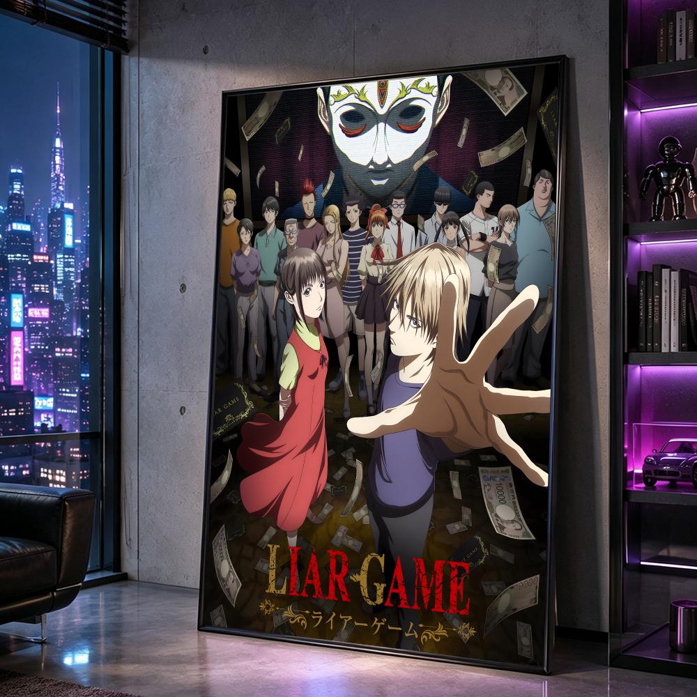 マンガ「ライアーゲーム」ポスター HD印刷 サイバーパンクス - Home Decor Living Room Ideas のレビューと価格