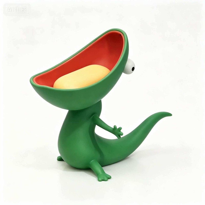 かわいいトカゲ型石鹸ホルダー、漫画風爬虫類石鹸節約器、水切り - Vanity Home Decor のレビューと価格