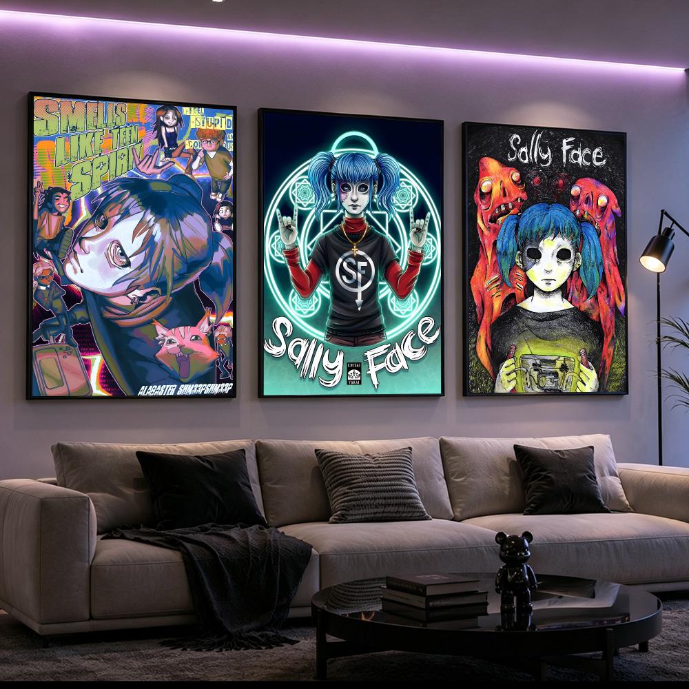 ゲーム「サリー・フェイス」のポスター。高画質印刷、サイバーパ - Home Decor Living Room Ideas のレビューと価格