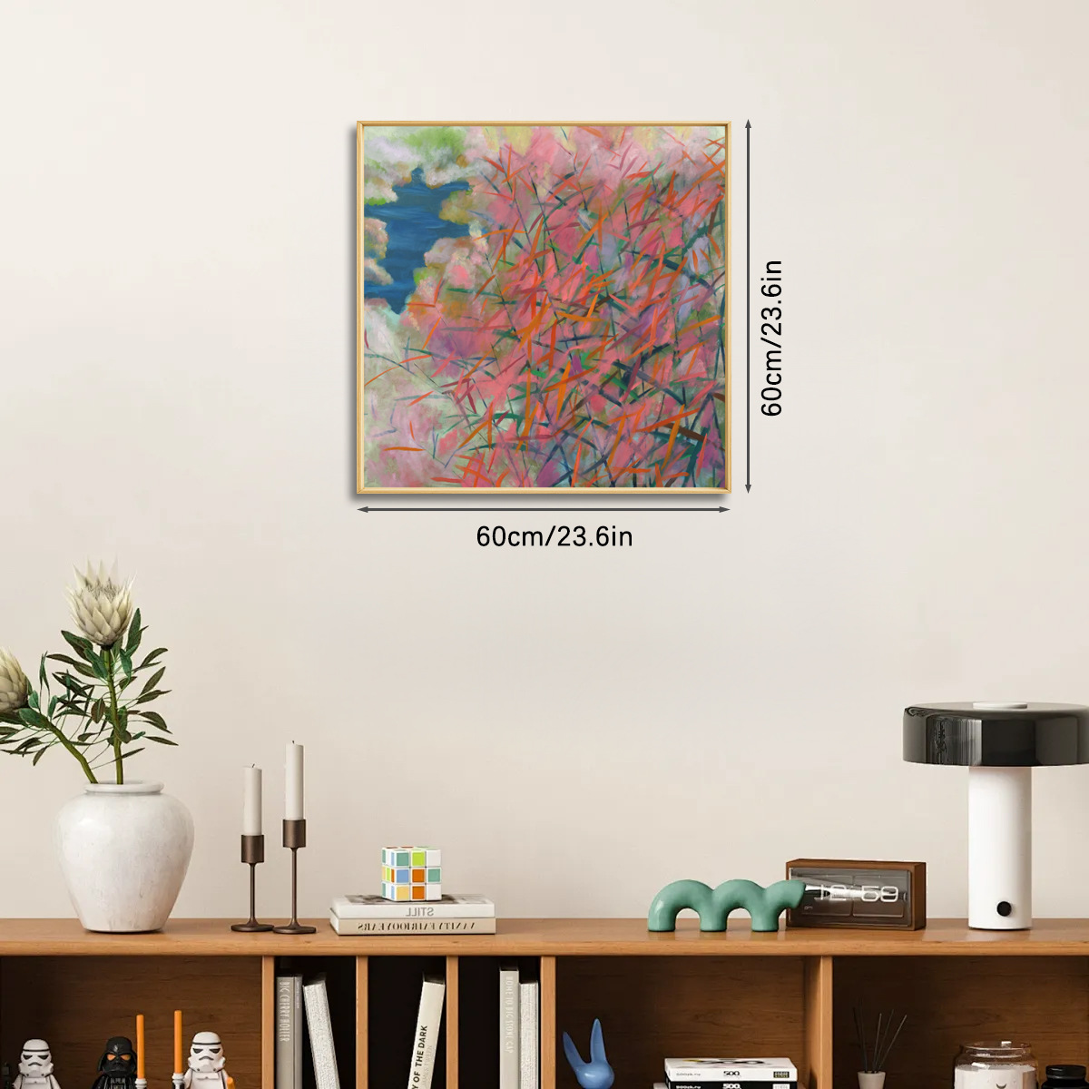 高級リビングルーム装飾画　純手描きアクリル油絵　装飾画　モダ - Abstract Oil Painting のレビューと価格
