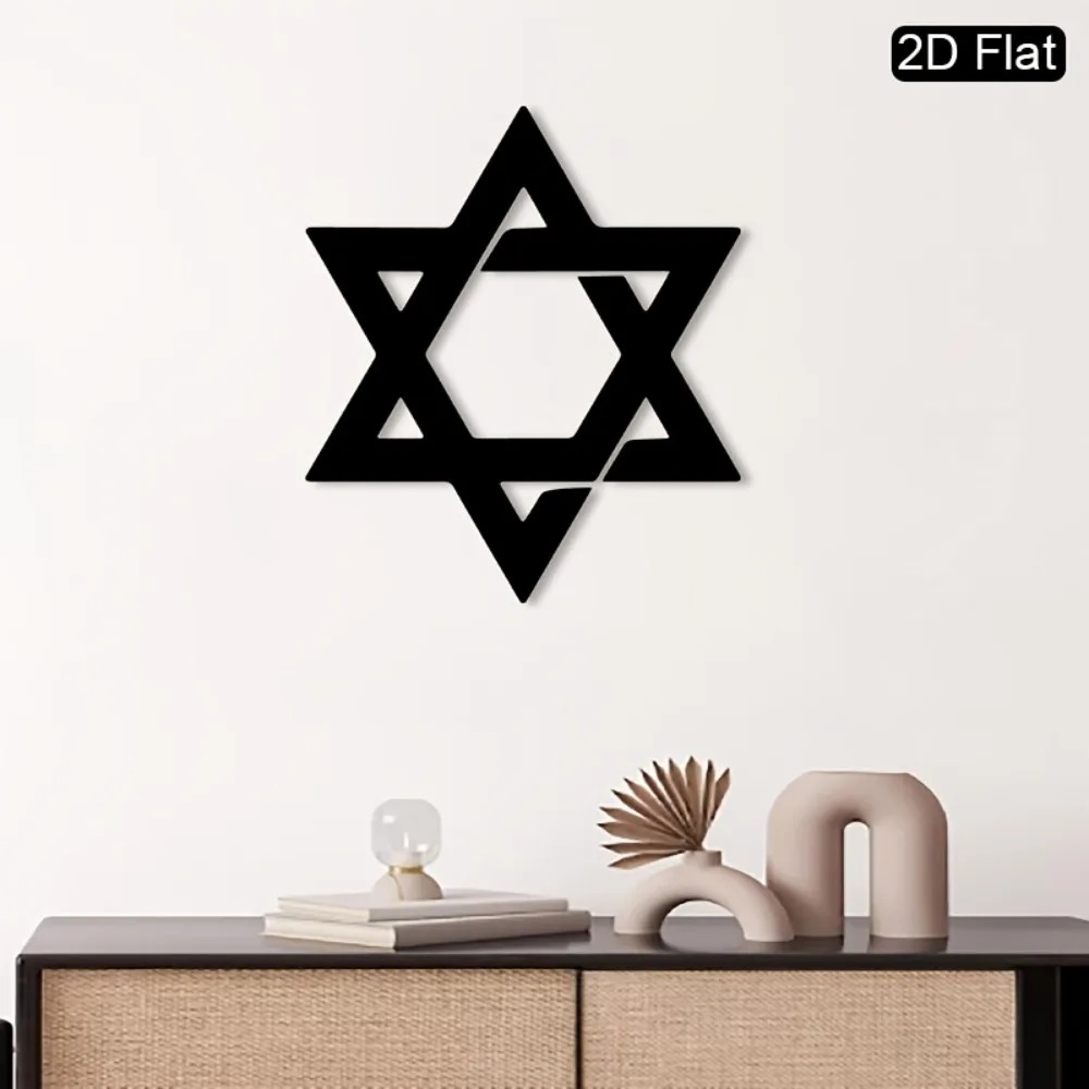 CIFBUY 鉄製ウォールアート ダビデの星 メタル彫刻 壁 - Home Decor Design のレビューと価格