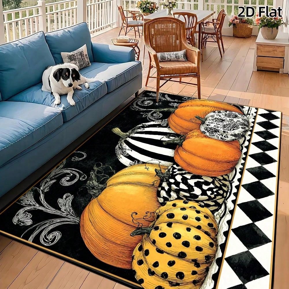 ヴィンテージ風の秋の葉っぱのパッチワークプリントが施された、 - Home Decor Living Room Ideas のレビューと価格
