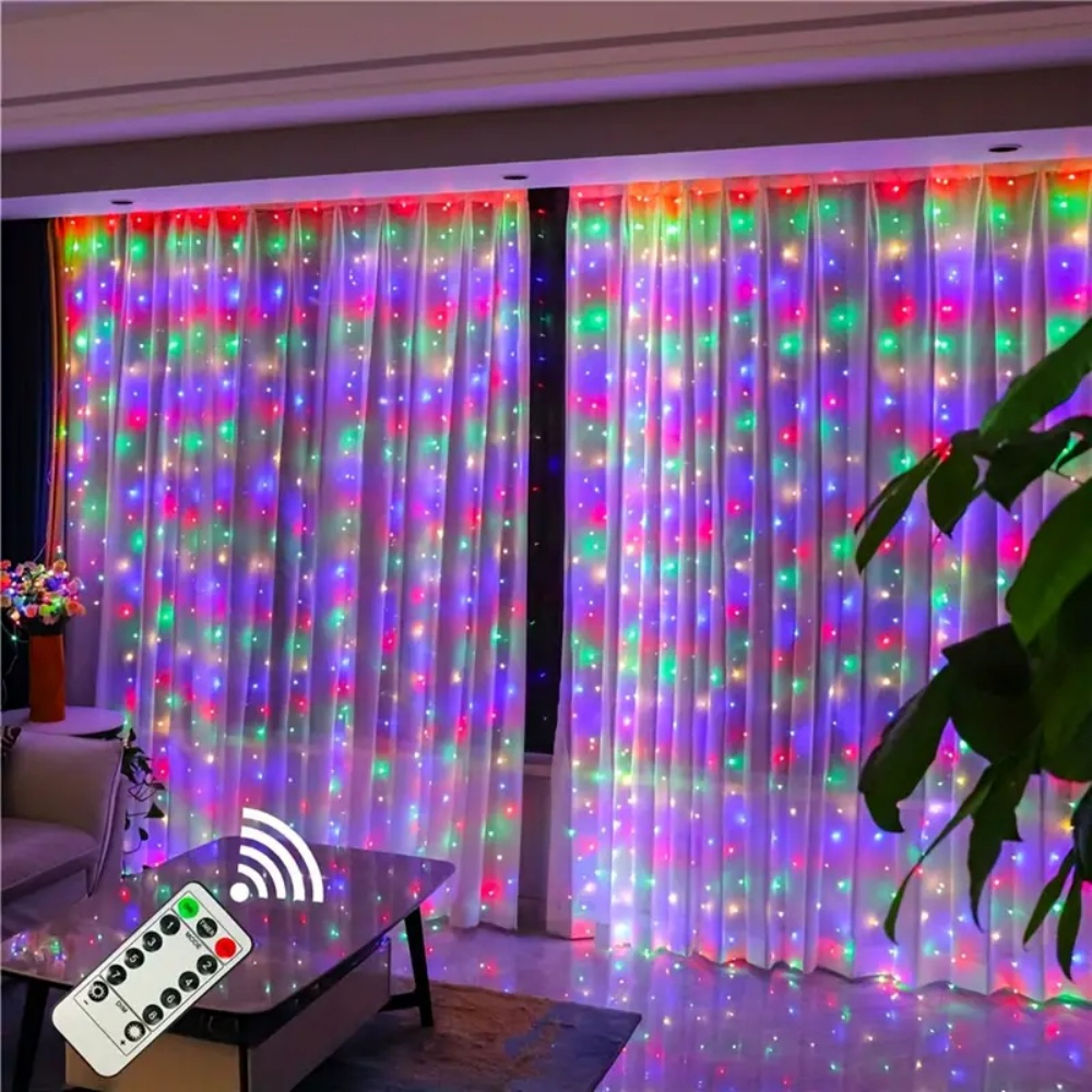 LED カーテンストリングライトガーランド USB フェスト - Fairy Lights Bedroom のレビューと価格