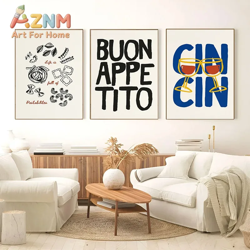 ワインとチーズのラインアートポスター。ミニマリストスタイルで - Home Decor Online Free のレビューと価格