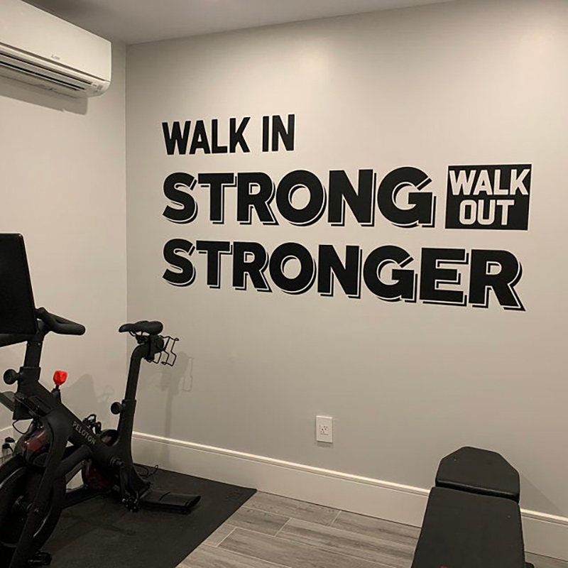 ジムの装飾アイデア：自宅ジム、言い訳よりも強く、運動、トレー - Home Decor Quotes Ideas のレビューと価格