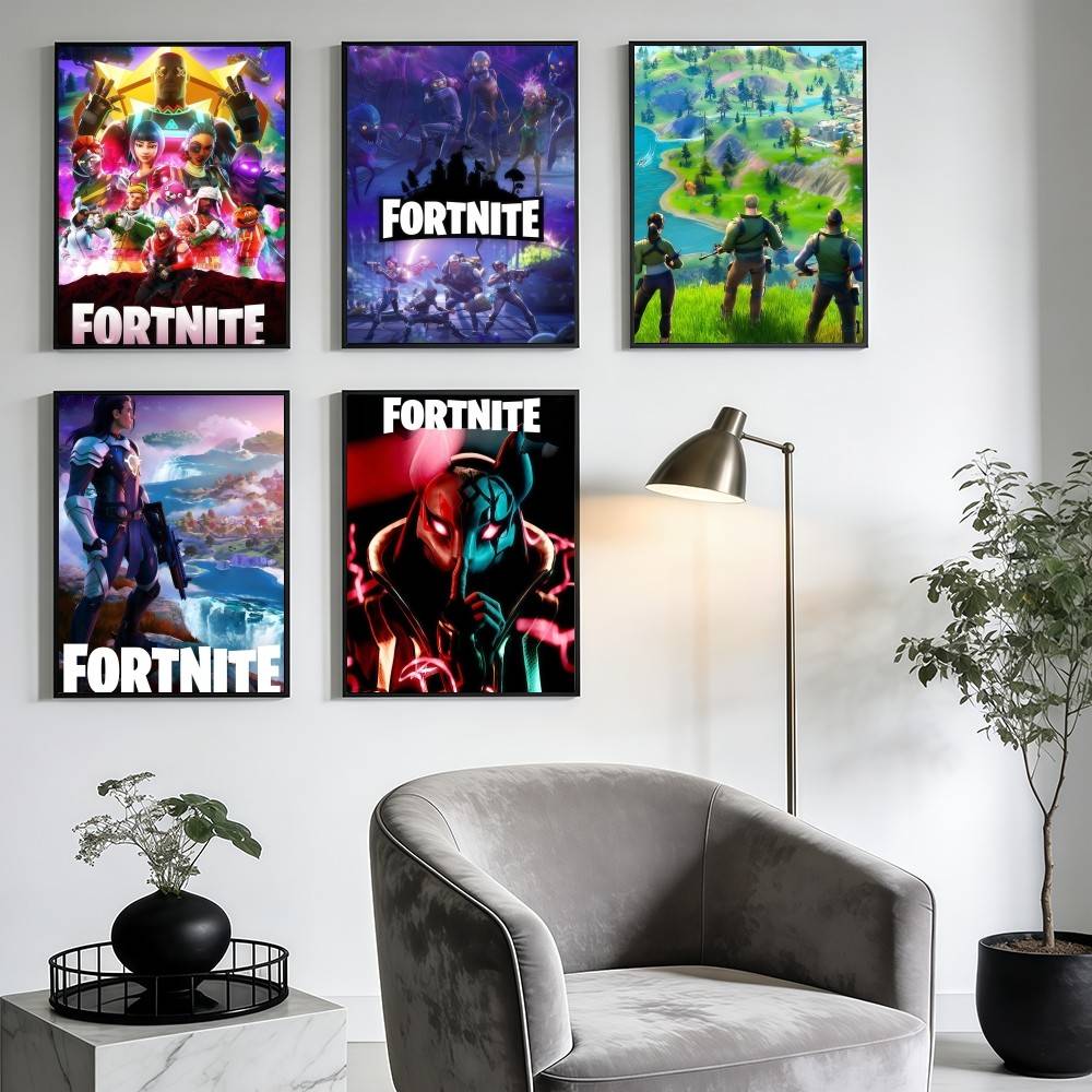 F-FORTNITES-ES オンラインゲームポスターステッ - Home Decor Online Free のレビューと価格