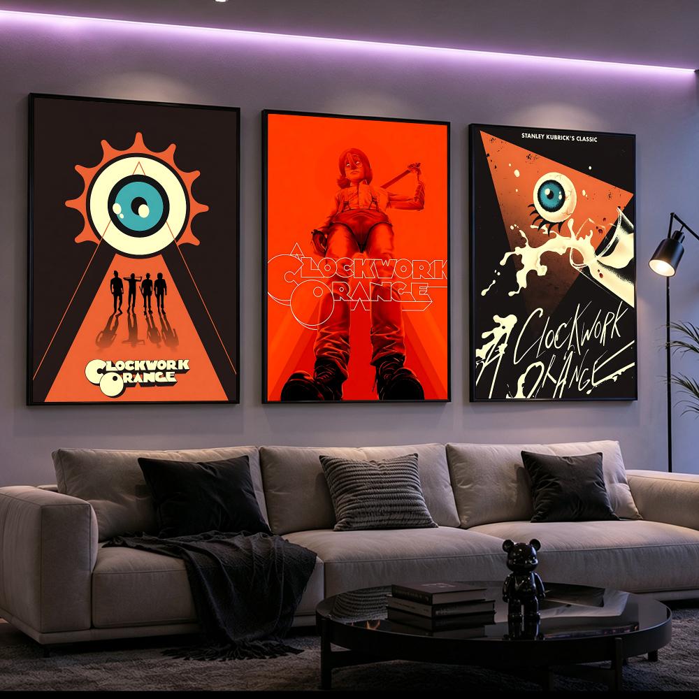 時計じかけのオレンジ ポスター HD印刷 サイバーパンクスタ - Home Decor Living Room Ideas のレビューと価格