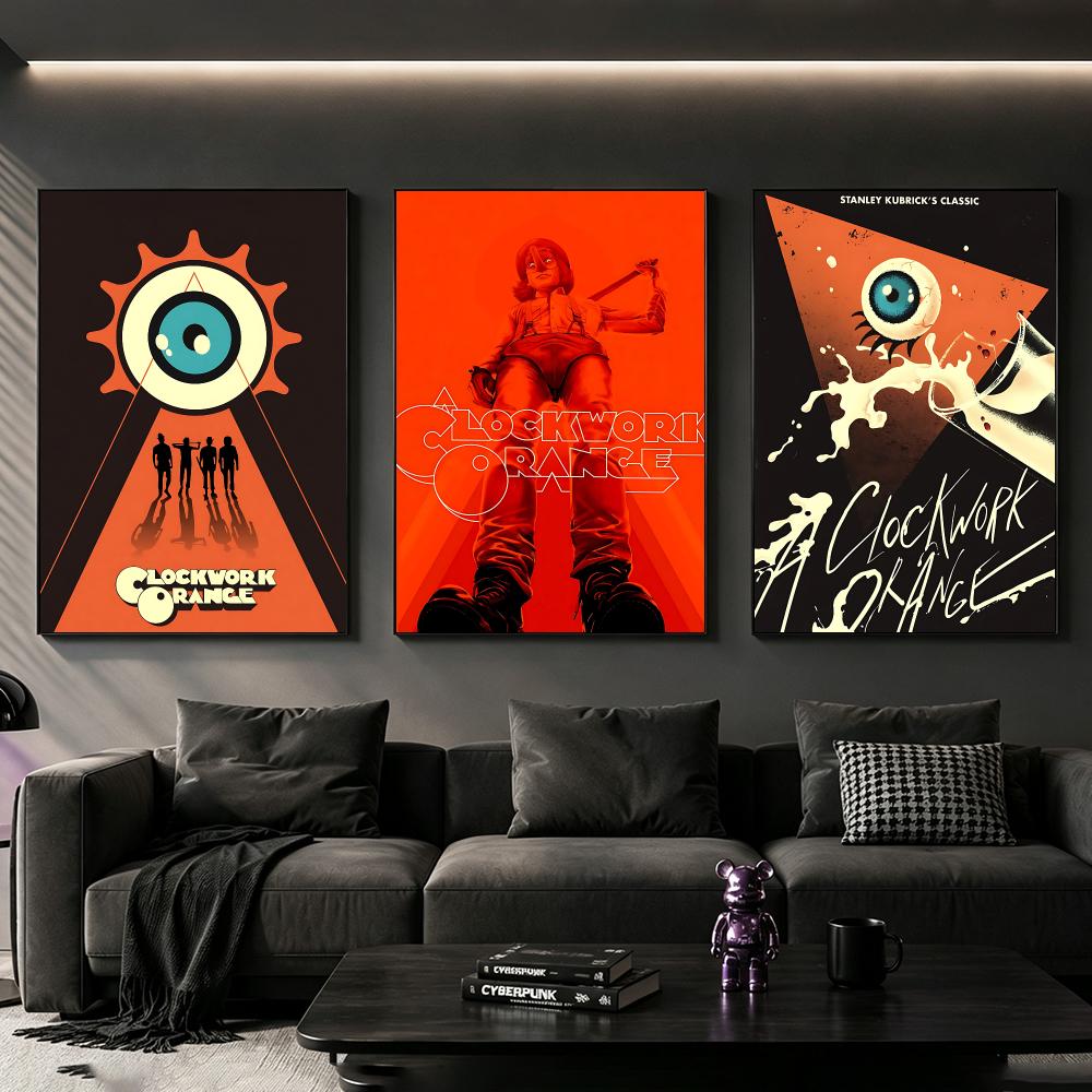 時計じかけのオレンジ ポスター HD印刷 サイバーパンクスタ - Home Decor Living Room Ideas のレビューと価格