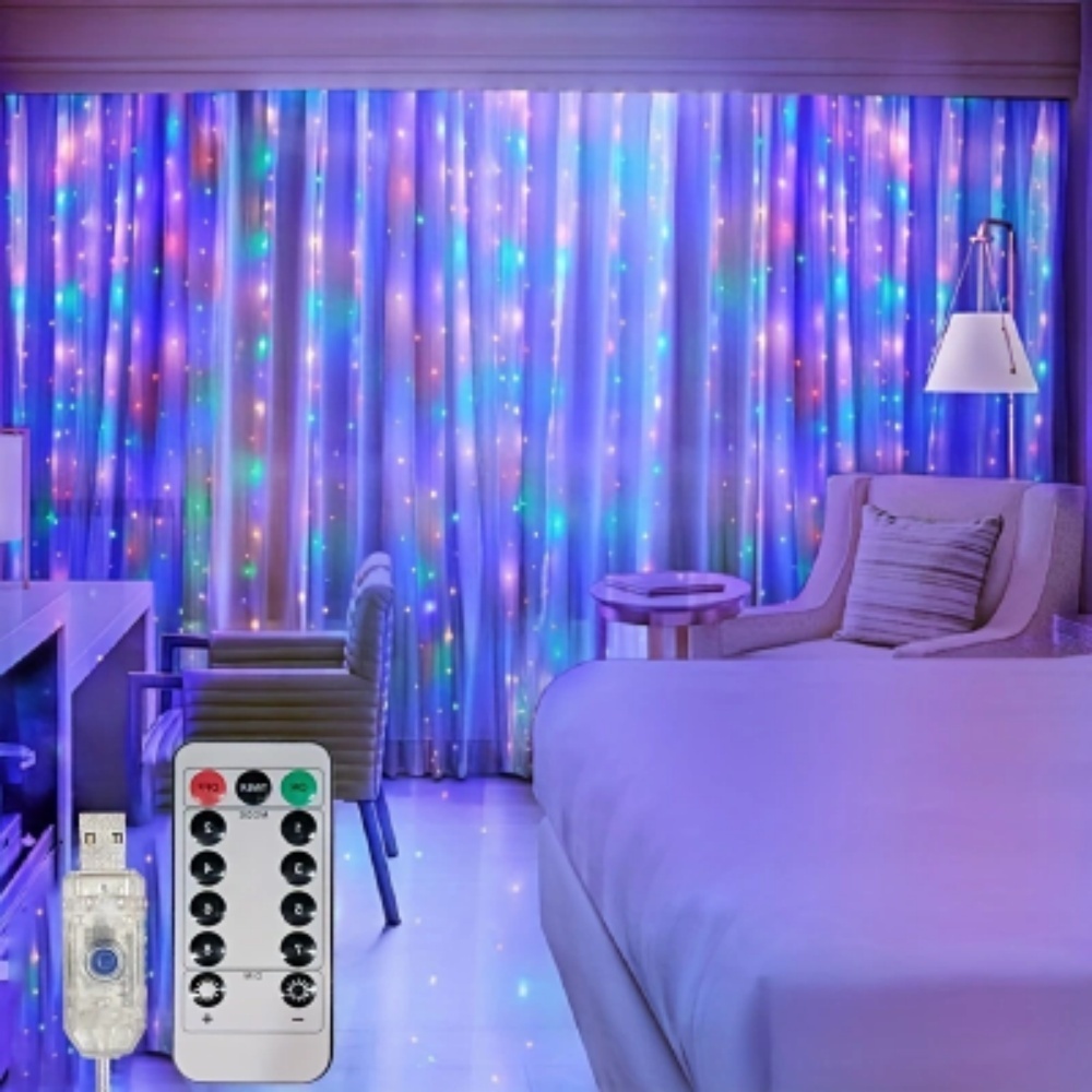 3/6 メートル LED カーテンストリングライト USB  - Fairy Lights Bedroom のレビューと価格