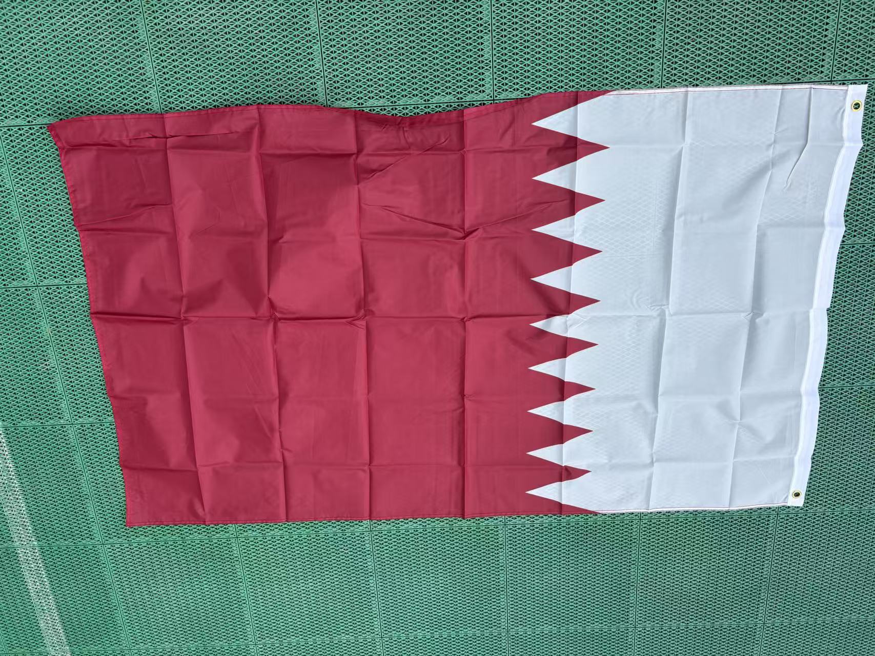 カタール吊り下げ旗 90×150cm ポリエステル製バナー  - Home Decor Qatar のレビューと価格