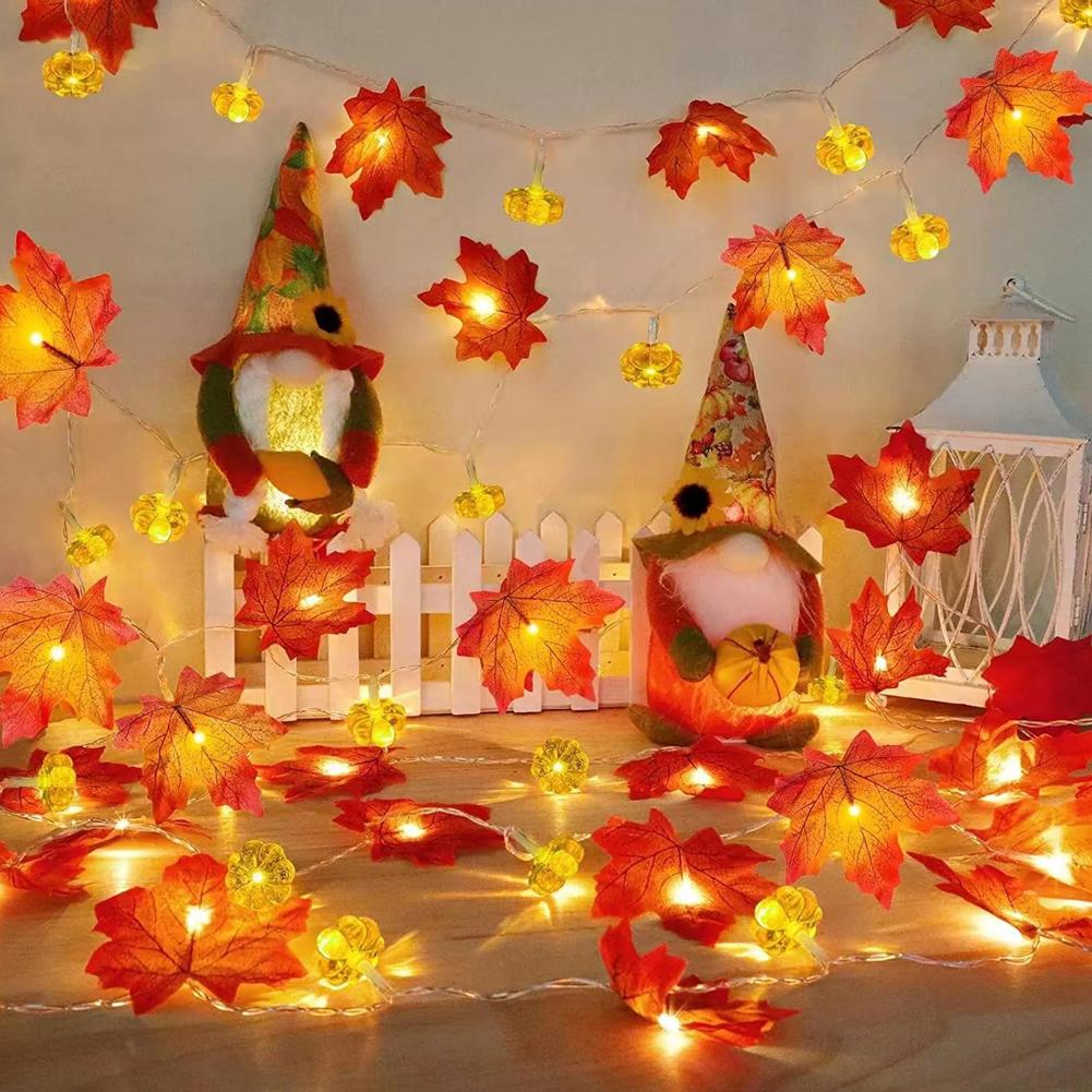 10個のLEDハロウィンパンプキンストリングライト DIYフ - Fairy Lights Bedroom のレビューと価格