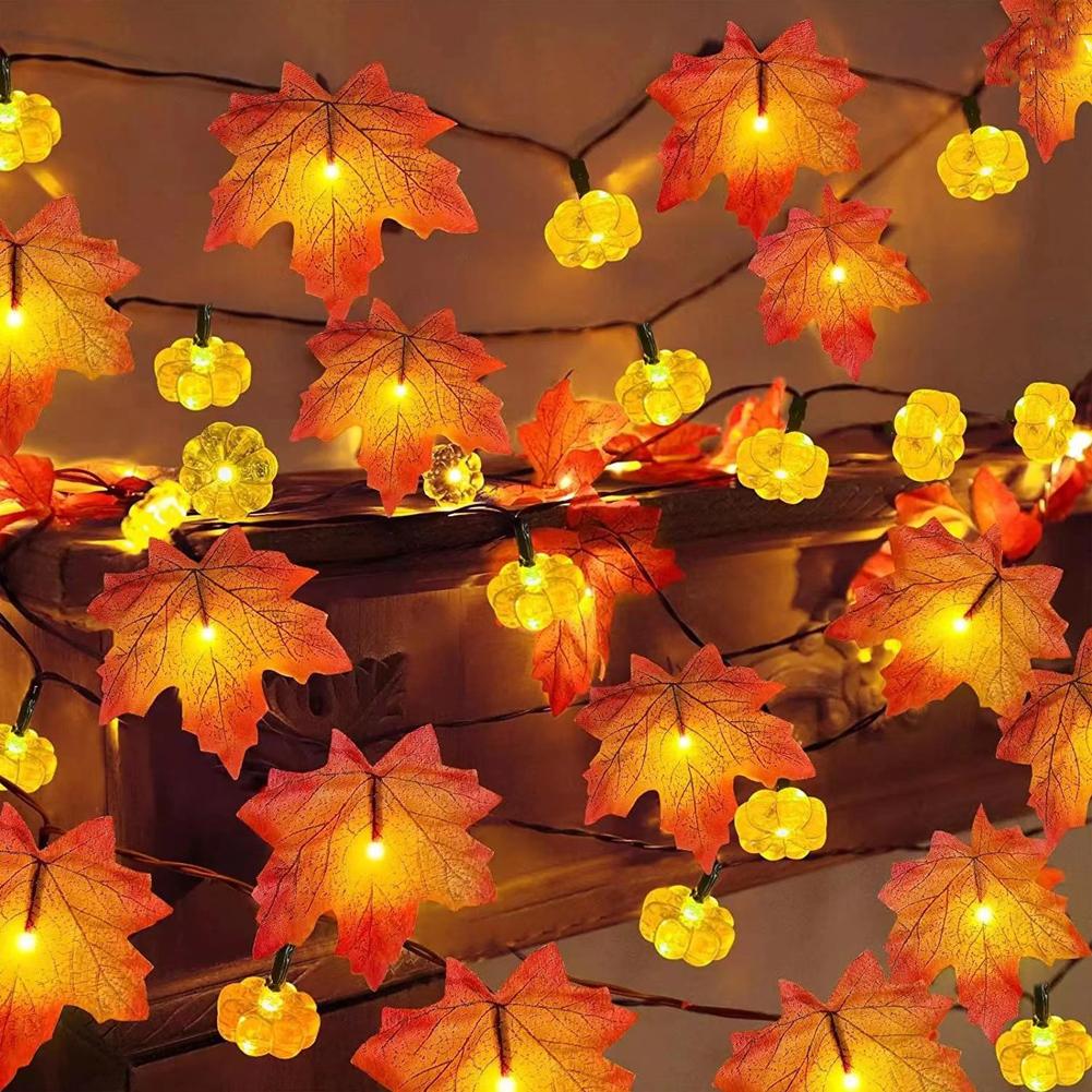10個のLEDハロウィンパンプキンストリングライト DIYフ - Fairy Lights Bedroom のレビューと価格