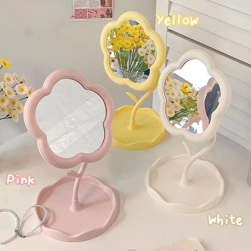 ミラーデスクトップフラワーミラークリエイティブ寮デスクトップ - Home Decor Online Free のレビューと価格