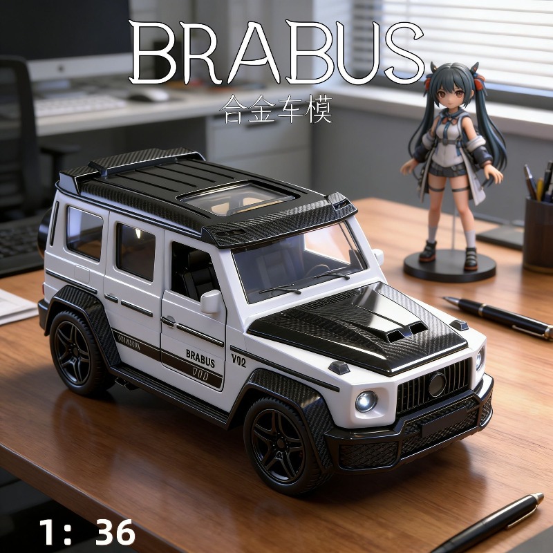 1:36 スケール ブラバス G クラス ダイキャスト合金オ - Home Decor Design のレビューと価格