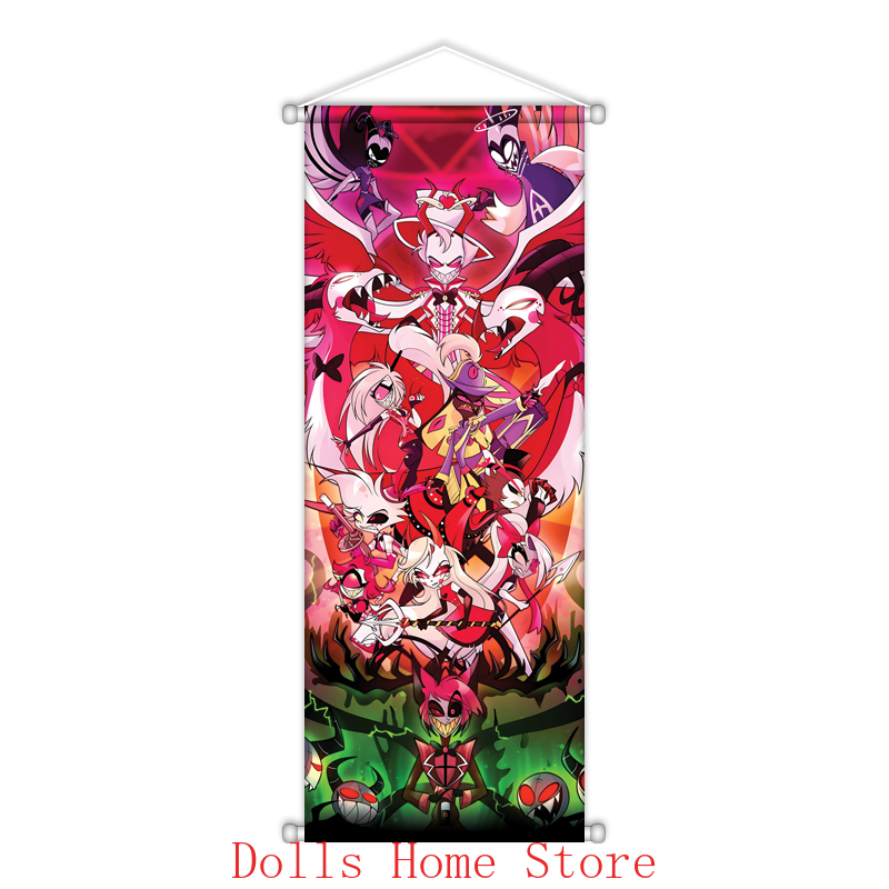 アニメスクロールキャンバス壁掛け絵画家の絵アニメポスター壁ア - Home Decor Canvas のレビューと価格