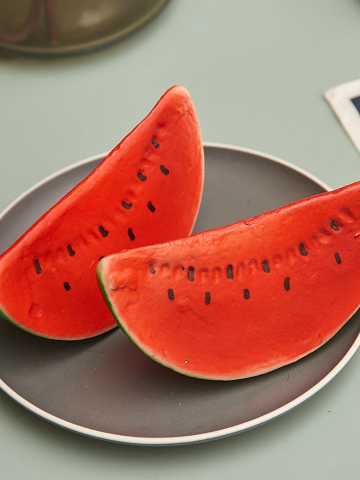 1 個模擬フルーツモデル、スイカのスライス、果物と野菜の装飾 - Home Decor Store のレビューと価格