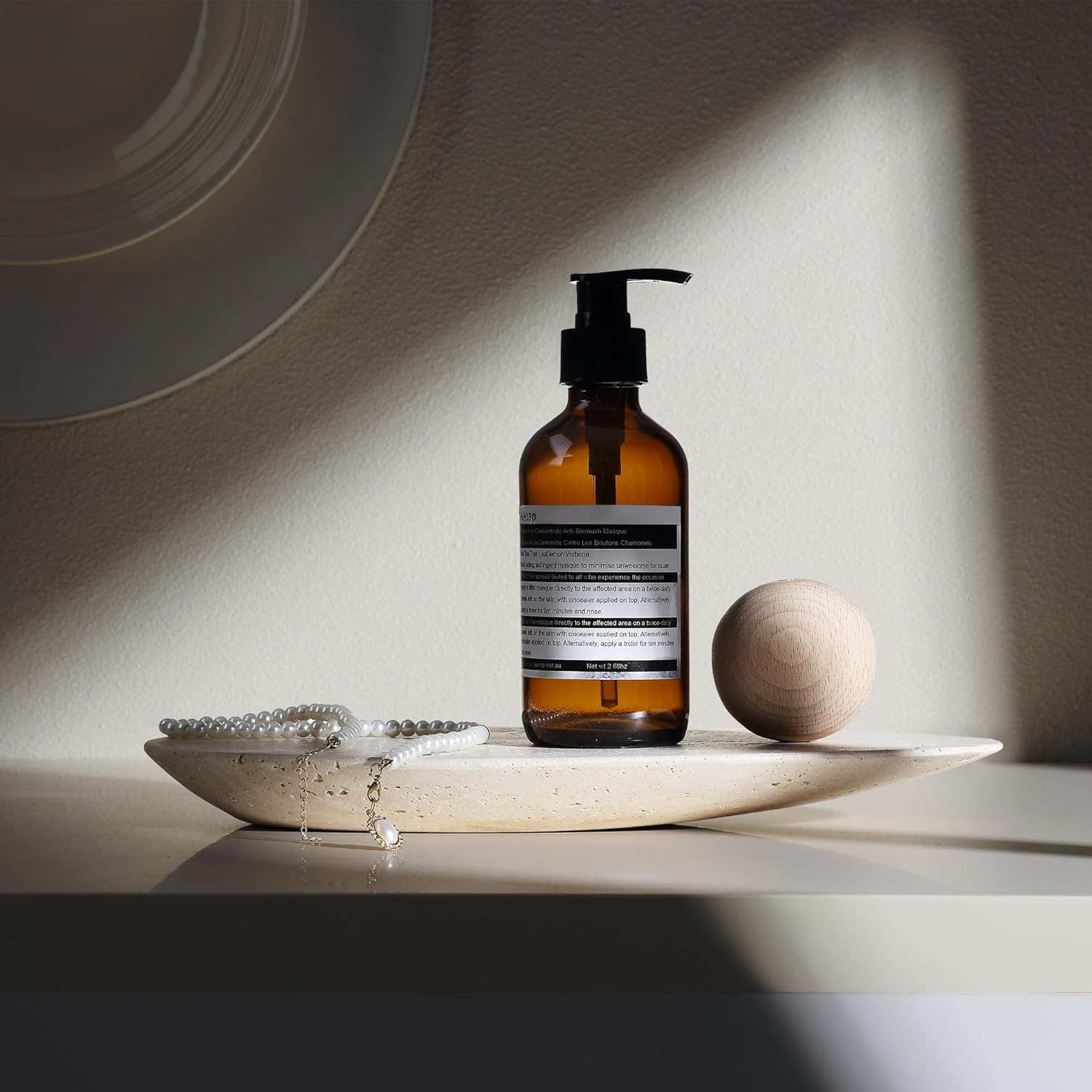 トラバーチン製バニティトレイ、バスルームのカウンターと家の装 - Vanity Home Decor のレビューと価格