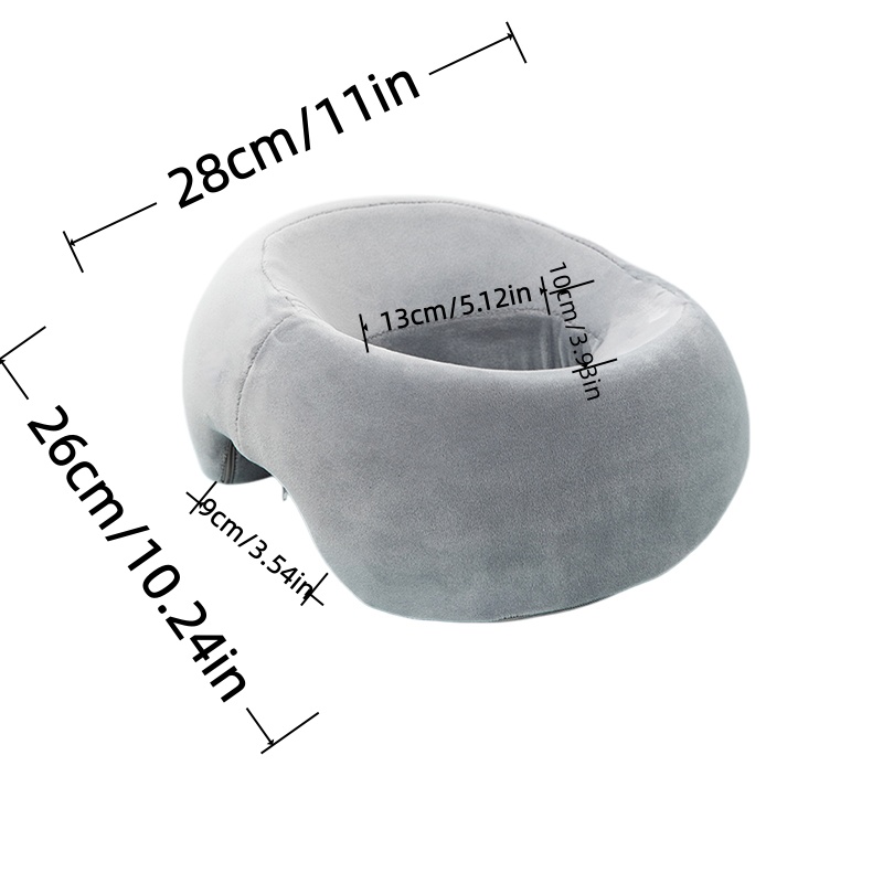 1ピースの丸型サポート力のある通気性のあるフェイスピロー、美 - Home Decor Store のレビューと価格